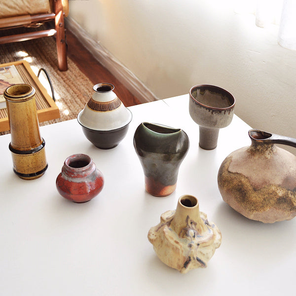 collection of Scandinavian ceramic and pottery vessels