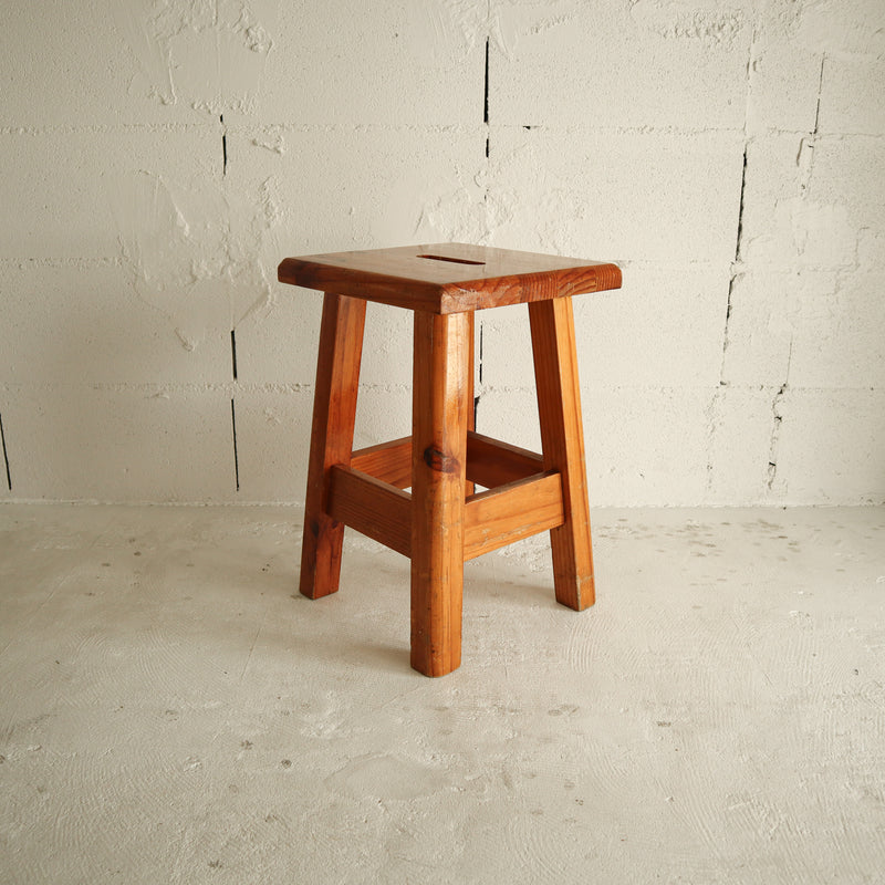 French Pine Stool