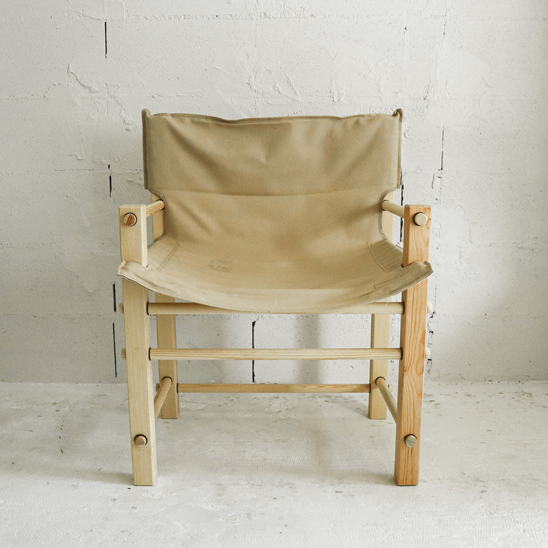Vintage Scandinavian Safari Chair