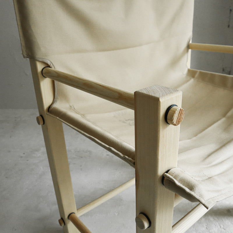 Vintage Scandinavian Safari Chair