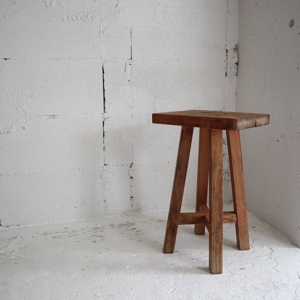 Antique Japanese Wooden Stool #2