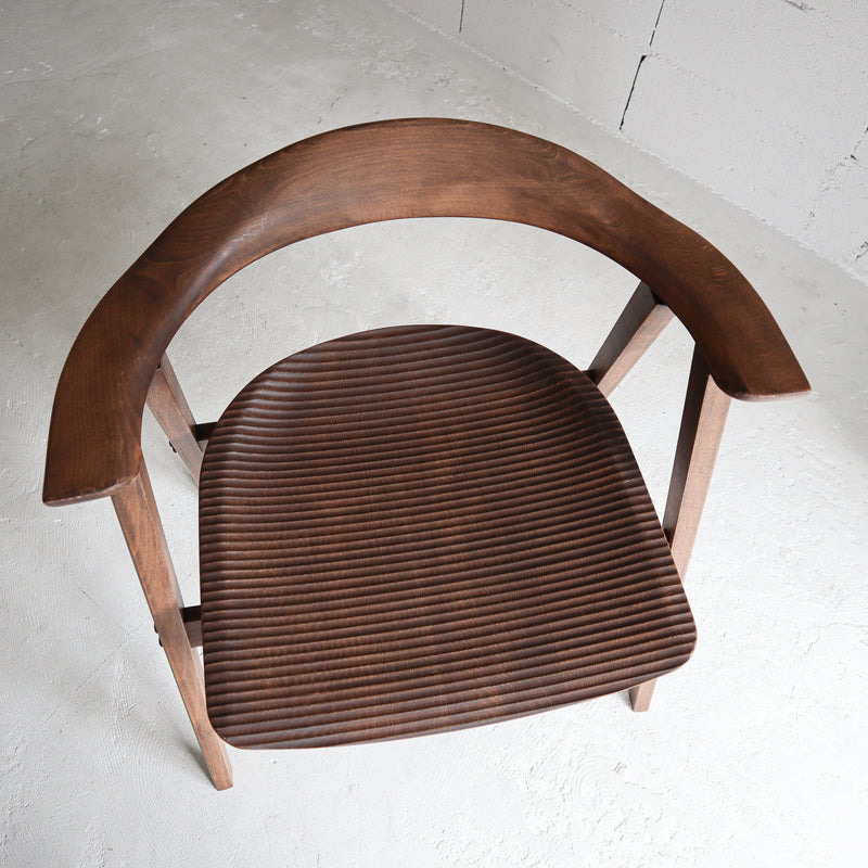 Japanese Modern Solid Wood Armchair / Andigo 杏詩木 #2