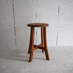 Antique Japanese Wooden Stool #4