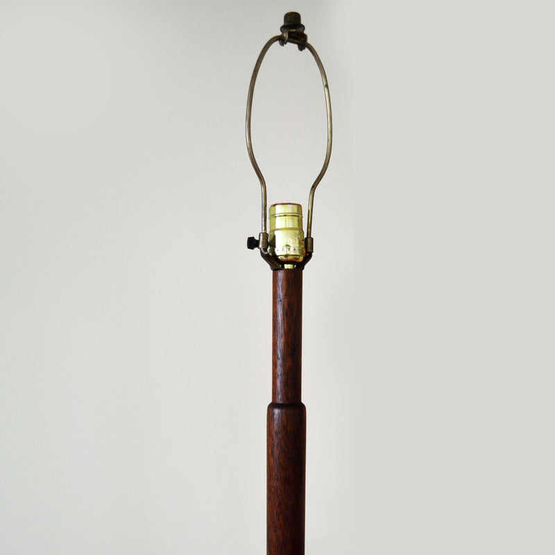 Vintage Turned Walnut Floor Lamp by Gordon & Jane Martz for Marshall Studios USA