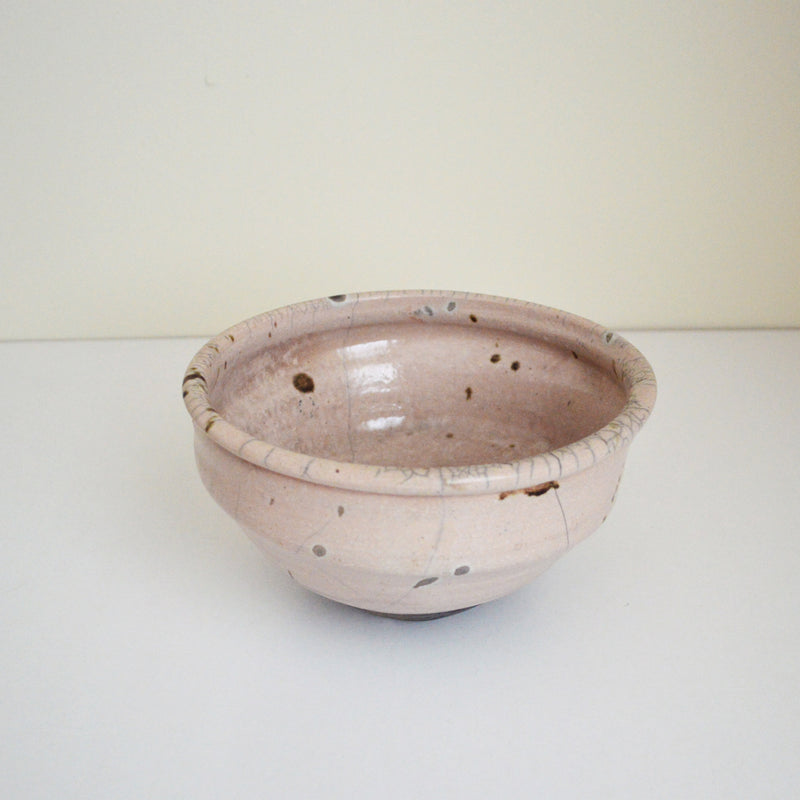 George Roby Pink Spotted Bowl