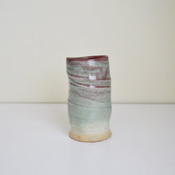 Cheryl Glaser Mint Green Cylindrical Vase