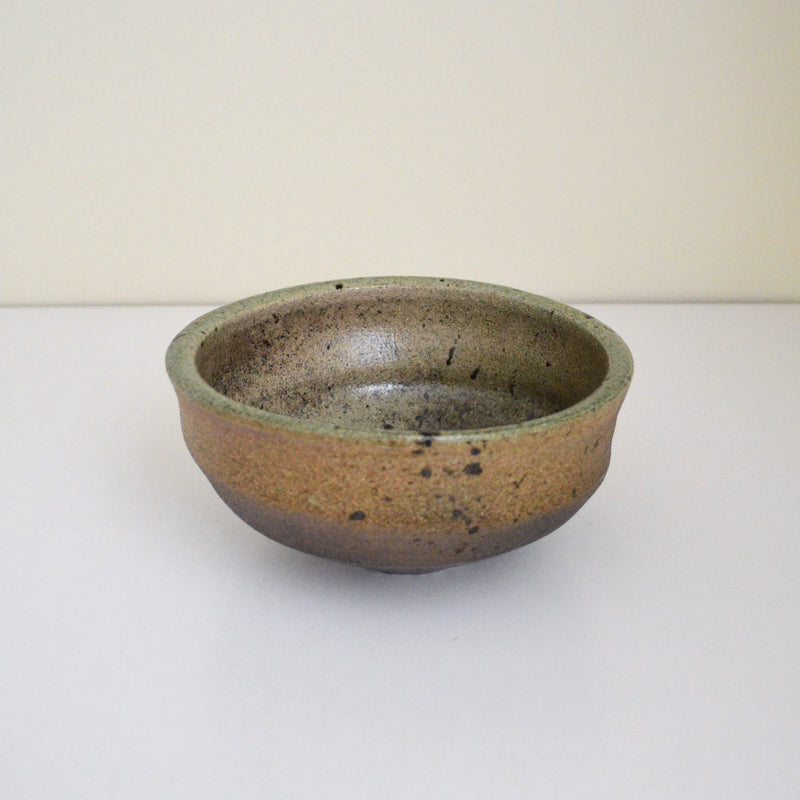 George Roby Green and Brown Bowl