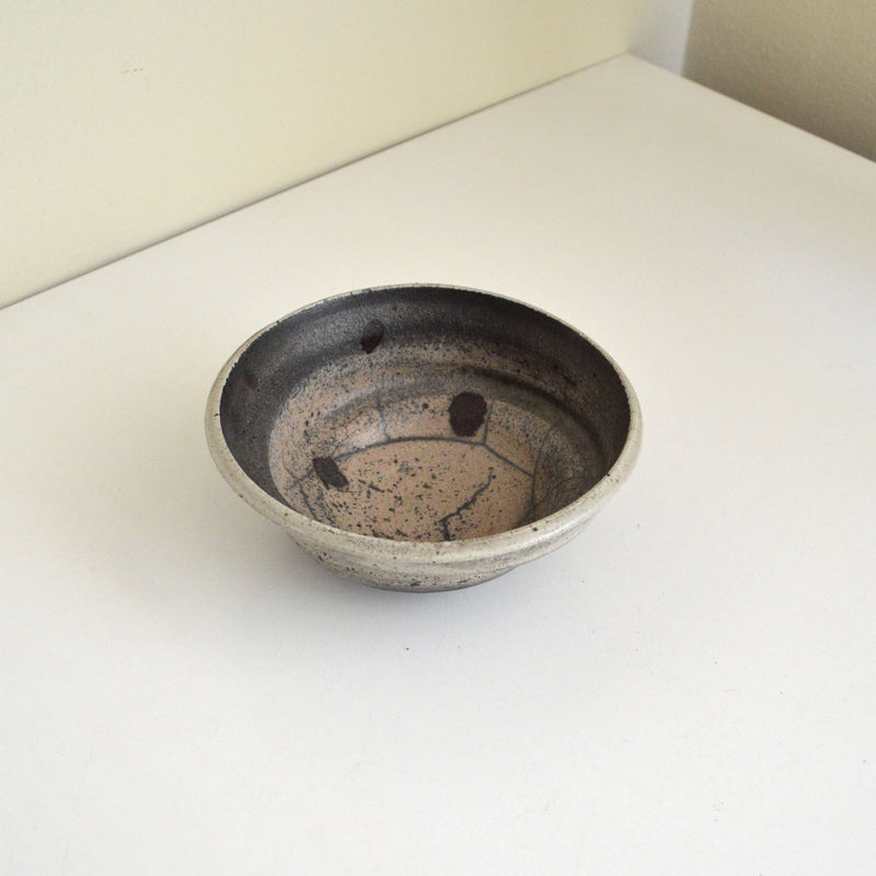 George Roby Handcrafted Asymmetrical Gray Bowl