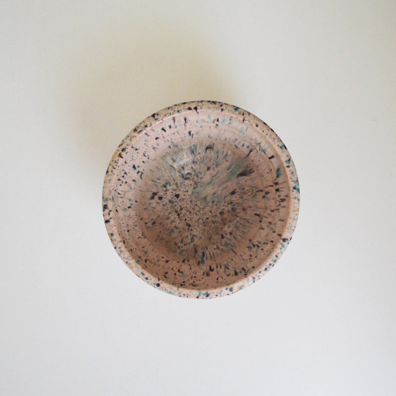 George Roby Pink Splatter Glaze Bowl