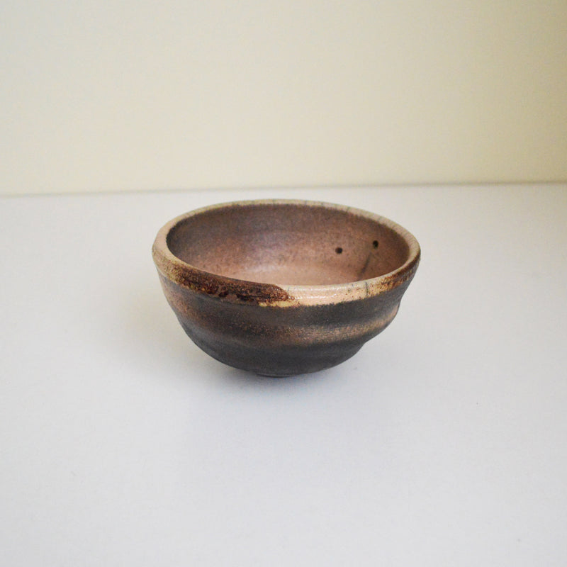 George Roby Handmade Charcoal Grey and Burnt Beige Bowl