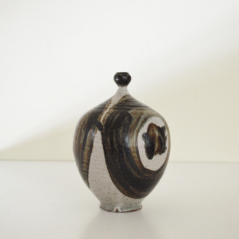 vintage handcrafted bud vase pottery