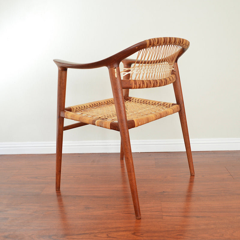 Back detail photo of Bambi chair by Rastad and Relling for Gustav Bahus