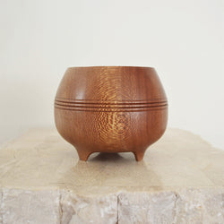 wood turned tripod bowl by Brenda Beherens