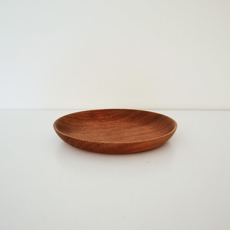 Handmade Mahogany wood plate by Bob Stocksdale
