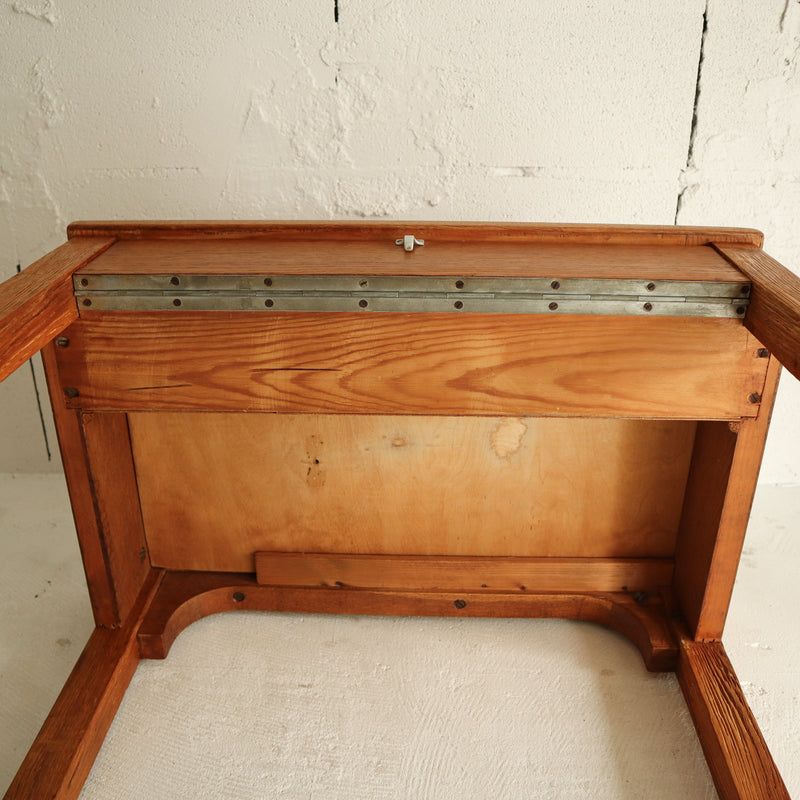 Vintage Solid Oak Desk (Made in England)