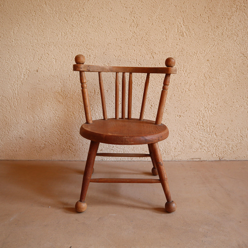 Antique Wooden Doll Chair